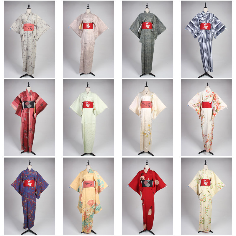HF99古着日本制传统民族服饰写真表演男女装vintage中古和服外套