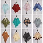 DA419古着vintage日系中古小众设计款 欧美达人街拍春秋披肩斗篷女