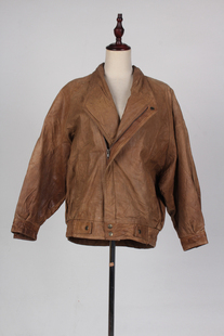 PP3 00031古着vintage日制秋冬欧美复古风真皮皮衣外套