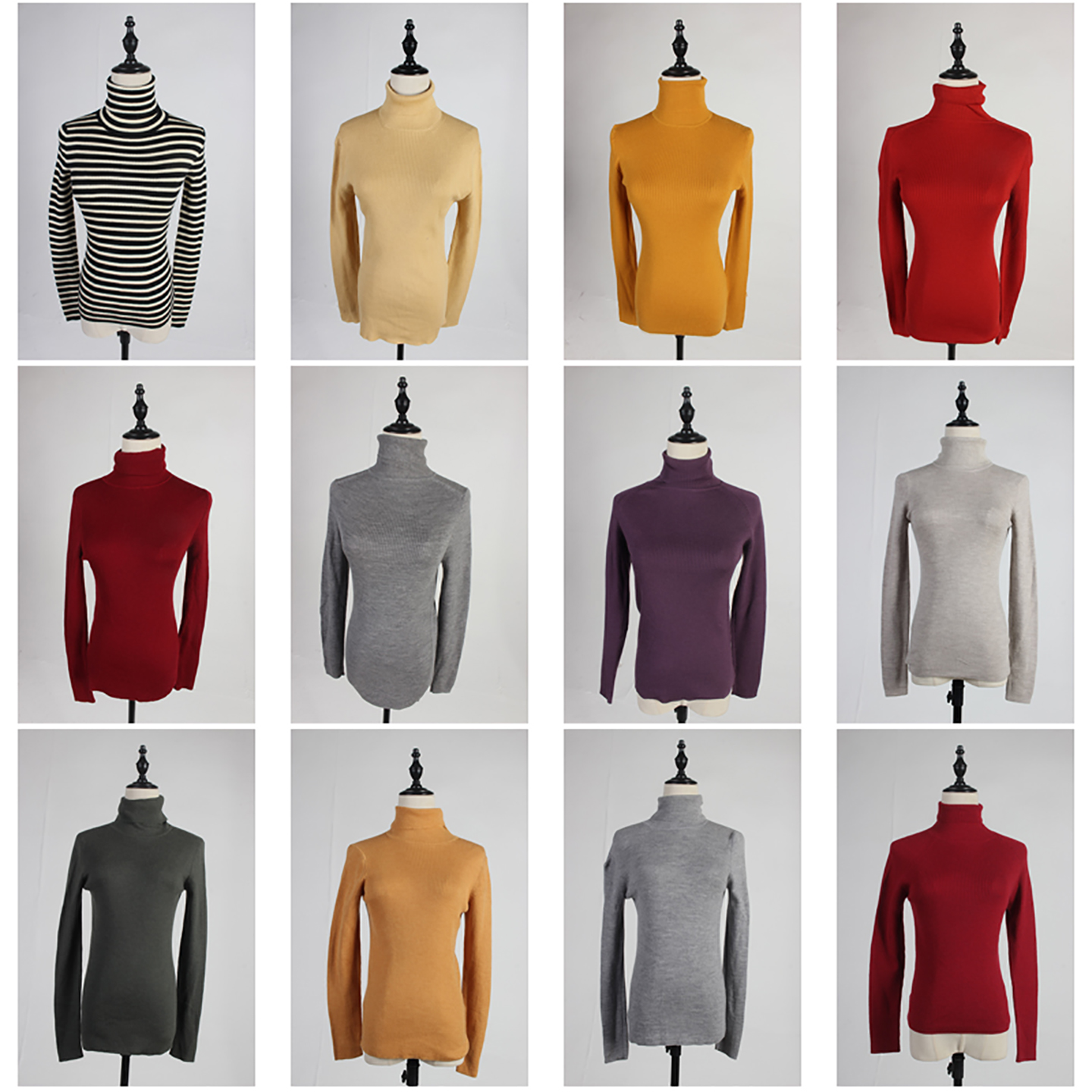 DM99古着vintage日系简约休闲百搭秋冬外穿毛线针织打底衫