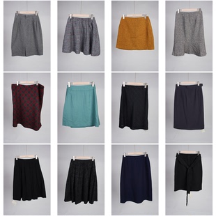 BK608古着vintage日系半身裙