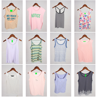 XT800古着vintage日系年轻款女装夏季无袖背心吊带
