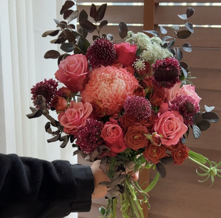 人间富贵花家庭混搭花束  鲜花速递家庭水养鲜切花云南直发冷链