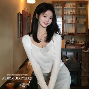 现货 体恤8354 Onoev好穿搭 女士温柔韩系纯色开衫