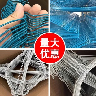 2.5白色绿色衣架加粗白色平肩凹槽喷塑衣架大衣衣撑干洗店洗衣店