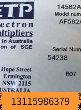 众桦icp赛默飞电子倍增器PQ PQ3, ExCell 四极杆