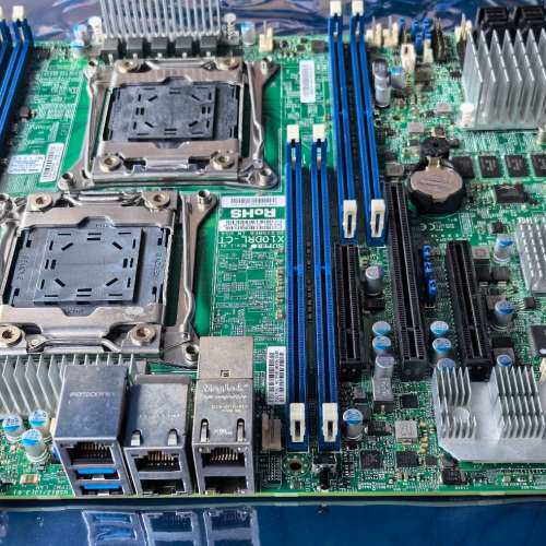 众桦Supermicro X10DRL-CT  服务器主板，板载议价