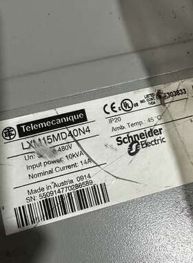 众桦LXM15MD40N4驱动器  轻微划痕 议议价