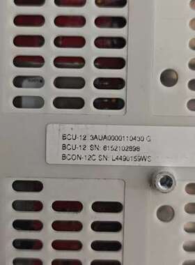 众桦ABB控制单BCU-12 3AUA0000110430议价