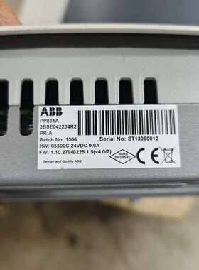 众桦ABB触摸屏PP835A 3BSE042234R2议价