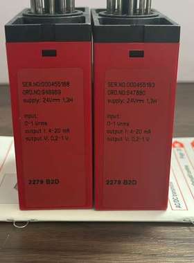 众桦PR electronics 2279B2D，隔离放大器，全议价