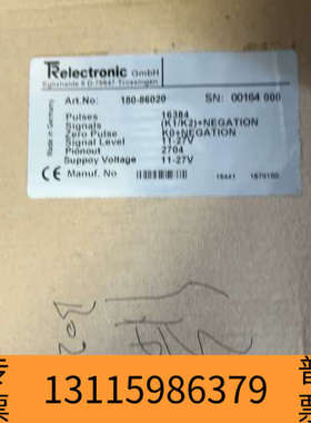 众桦TR帝尔直线编码器 180-86020 00164000