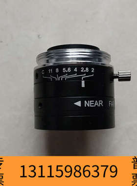 众桦长步道工业镜头FA1201C，FA0601C镜片通透，无磨损