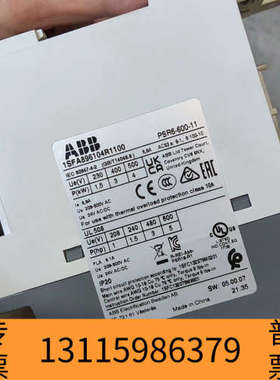 众桦ABB软启动器PSR6-600-11，型号1SFA89610