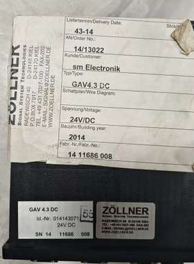 众桦ZÖLLNER佐尔纳通用报警器，型号GAV4.3 DC，24议价