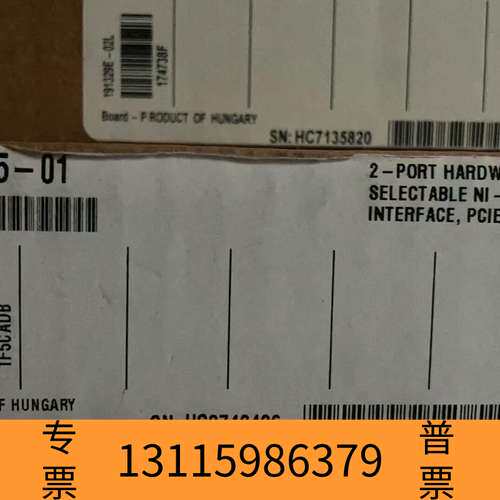 众桦NI PCIE-8510，PCIE-7851R 议价