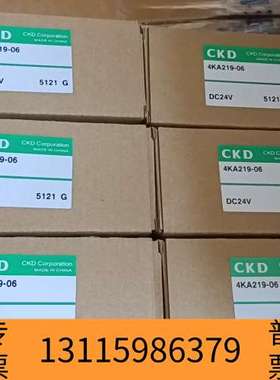众桦CKD电磁阀 4KA219-06 DC24V议价