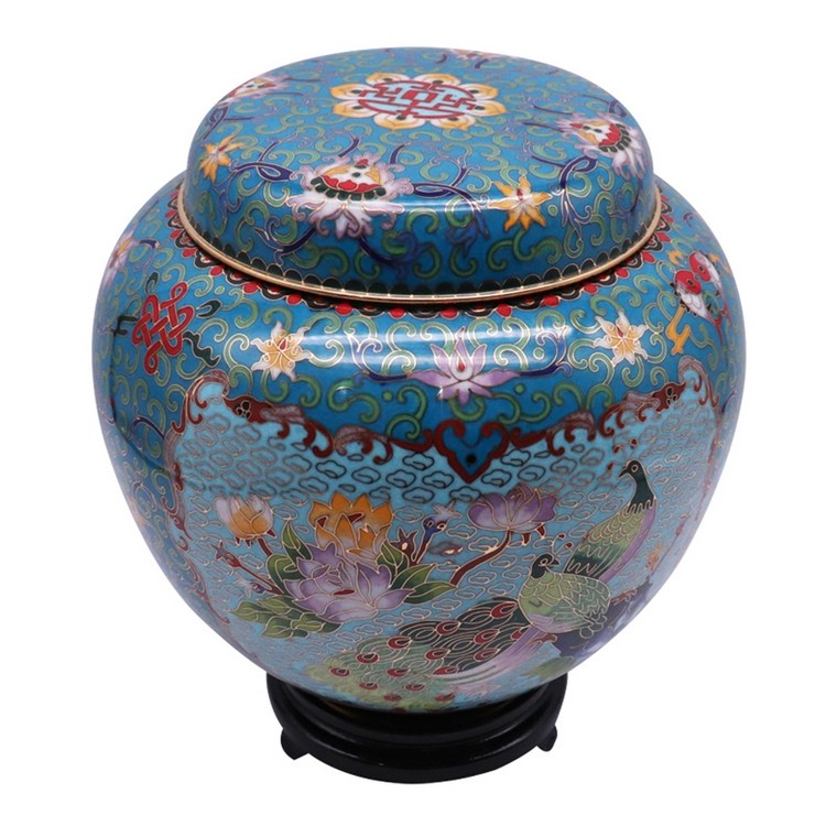 正宗北京景泰蓝家居摆件仿古收纳罐大圆罐铜胎掐丝珐琅储存罐坛子,特色手工艺,景泰蓝,淘宝优惠券,粉丝福利购,淘宝优惠卷