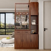 遮挡鞋 2025新款 入户门正对门隔断客厅玄关隔断柜屏风新中式 柜一体