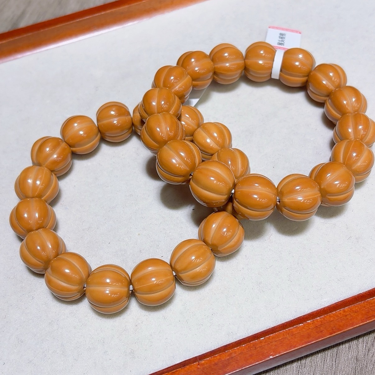 小红书泡芙南瓜文玩佛珠手串女款