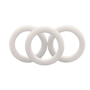 聚四氟乙烯活接垫片塑料王PTFE压力表18*24/28/29/30*2mm耐高低温