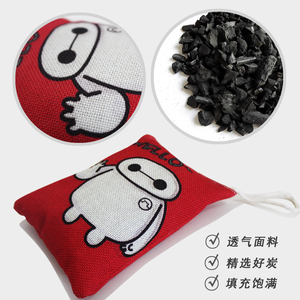 棉麻汽车用卡通竹炭包吸甲醛公仔除异味碳新房装修家用活性炭挂件