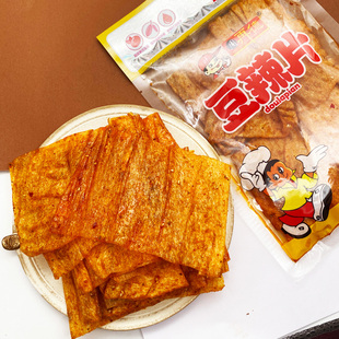 周再德周氏豆辣片豆皮辣条平江手撕大辣片湖南零食小吃休闲食品