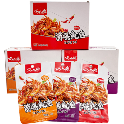 巧大娘酱爆鱿鱼20包香辣味湖南