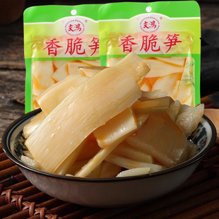 文鸿香脆笋140g*20包香辣脆笋即食下饭菜泡菜开味咸菜福建酱菜