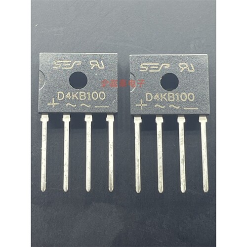 原装正品 D4UB100 D4KB100 GBP410 整流器 方桥堆 扁桥 1000V/4A