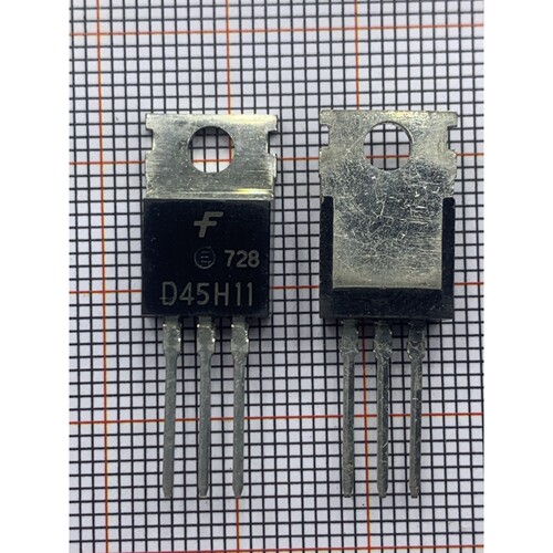 D45H11 插件TO220全新三极管 互补硅功率晶体对管D45H11G