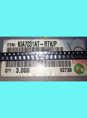KIA7031AT-RTK/P/电压检测器/SOT-23丝印:6G