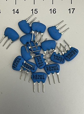 TDK 陶瓷晶振 陶振 FCR3.64MC5 3.640MHZ 3.64MHZ 蓝色 直插3脚