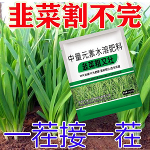 韭菜粗壮黑又亮叶面肥控旺剂干尖灵菲菜黑粗嫩专用药冲施水溶肥料