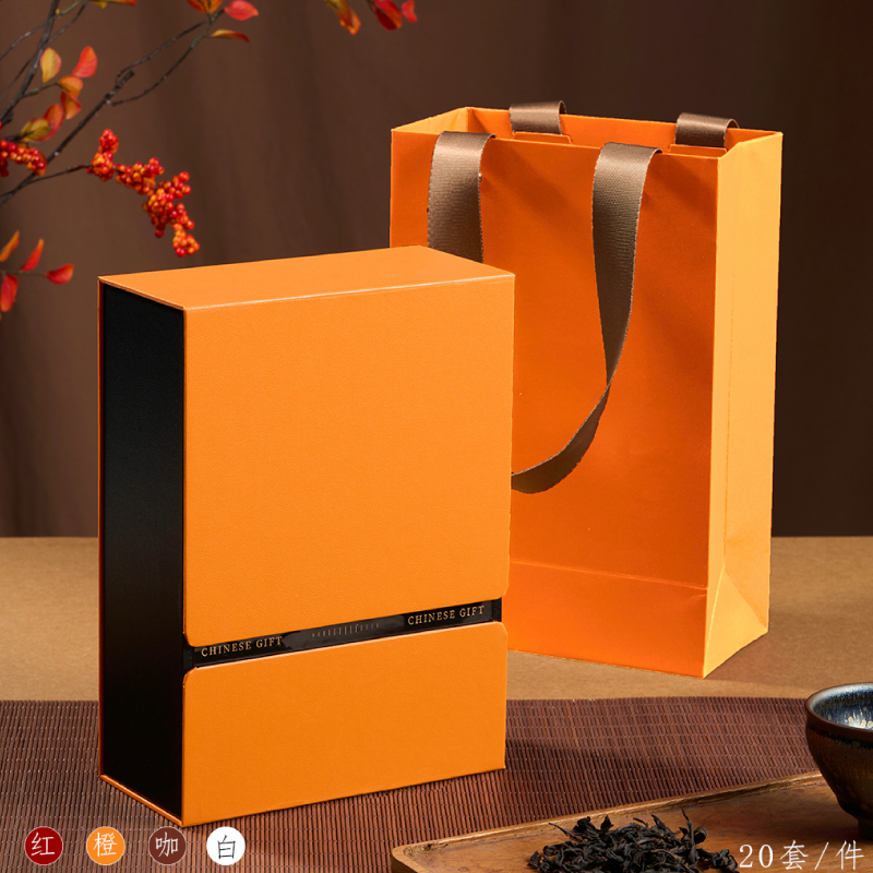 茶叶散茶6泡装礼盒包装