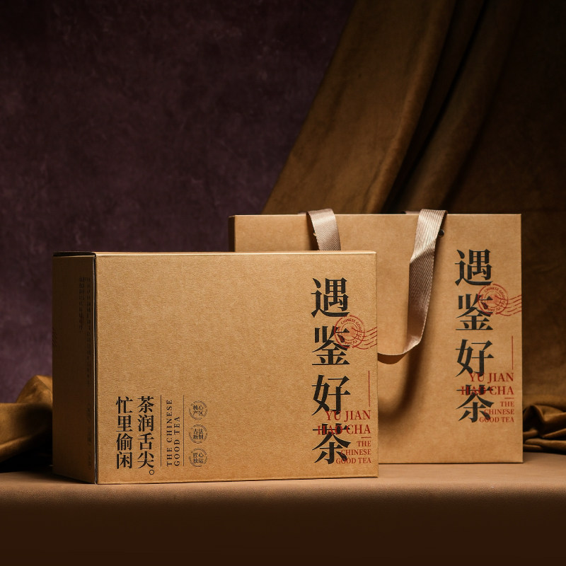 茶叶散茶1斤2斤装礼盒包装图片