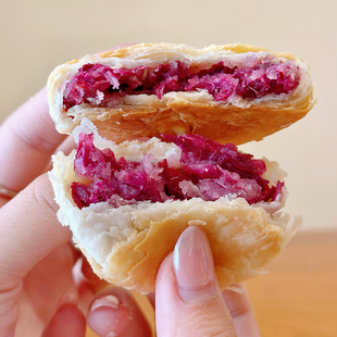 她她和猫猫纯净素椰香玫瑰鲜花饼云南特产零食茶点清甜不腻无蛋奶