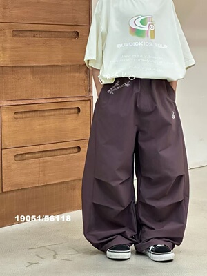 布芮欧童装夏款儿童工装裤中大童休闲长裤男女童潮19051