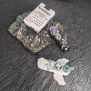 恶魔之翼天使之翼齿轮打火机圣洁感送礼高颜值送礼物女友男友金属