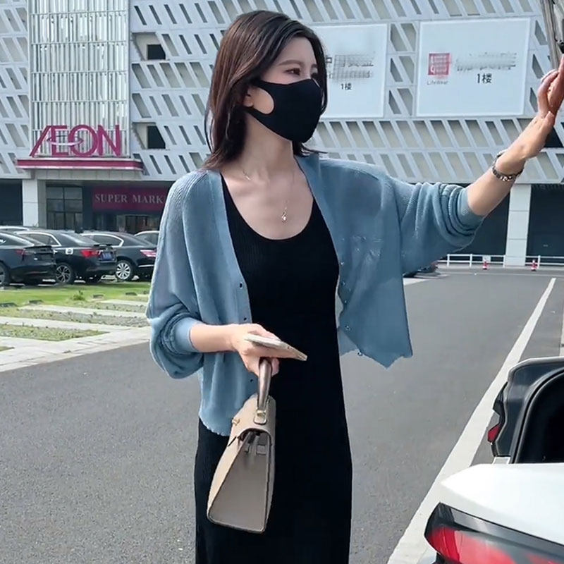 薄款针织开衫外套女夏季