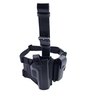 格洛克厂家直销GLOCK快拔套下沉双防战术大腿套 G18组合枪套跨境