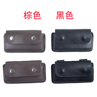 97-2单仓5孔牛皮套97式18.4mm霰弹套黄款折叠5发弹包真皮双排弹套