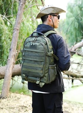 跨境战术作训登山包徒步野营户外运动背包战术双肩包军迷彩包