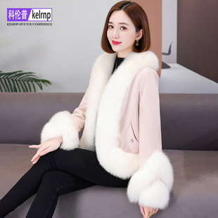 进口真狐狸毛皮草大衣女2025冬绝绝子正品牌保暖毛领鹅绒羽绒外套