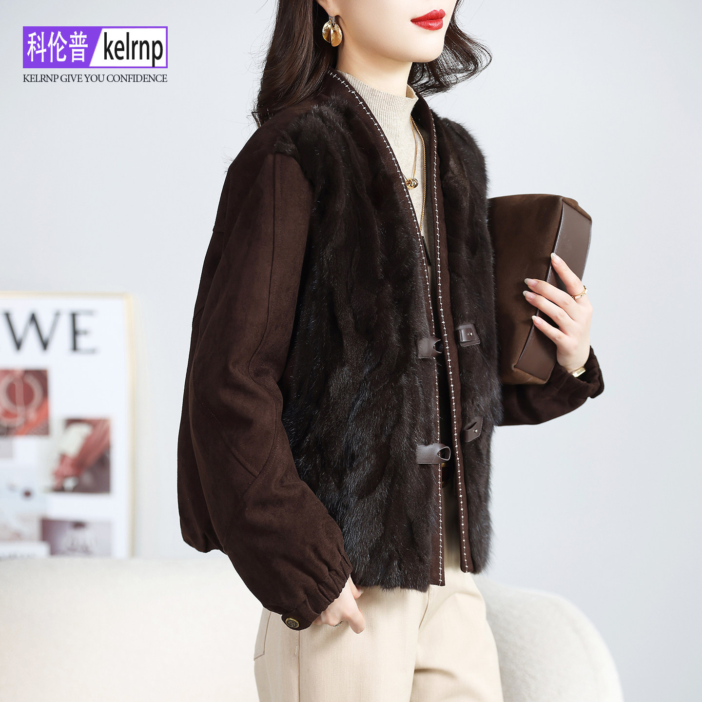 新正品牌保暖鹅绒羽绒服外套
