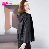 海宁真皮皮衣女2025冬新连帽韩版 妈妈头层绵羊皮夹克鹅绒羽绒外套