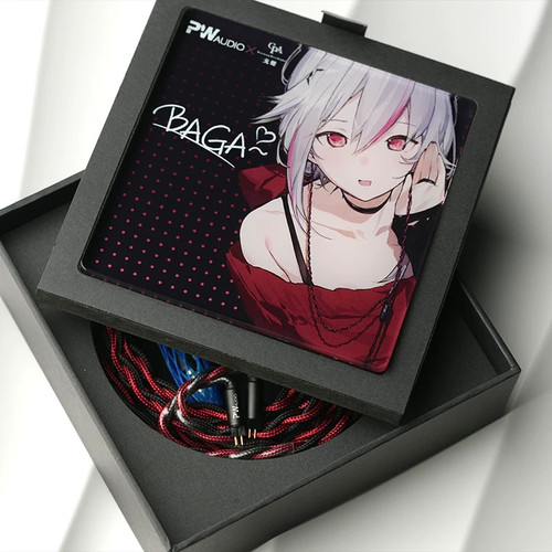 PW audio耳机升级线BAGA限量版4.4平衡线2pin 0.78插针适水月雨