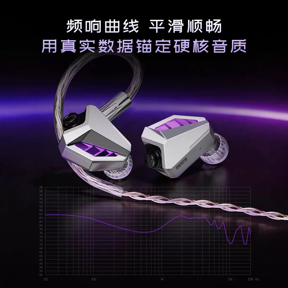 逆转未来 twistura 欧米伽耳机紫色版10单元纯动铁入耳式有线耳机