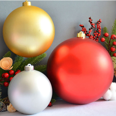 哑光亮光闪粉装饰球彩球吊球