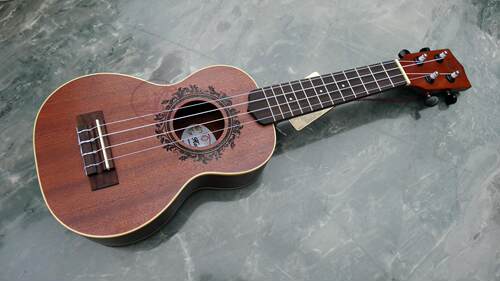 瀚海乐器●ukulele尤克里里hanhai21寸S型全沙比利ukulele